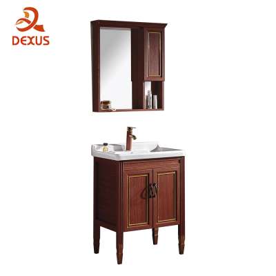 Antique Small Luxury Space Aluminum Bathroom Vanity Cabinet