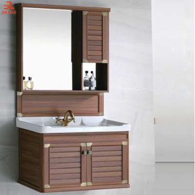 Dexus DX-042 Imitation Wood Aluminum Bathroom Vanity Cabinet